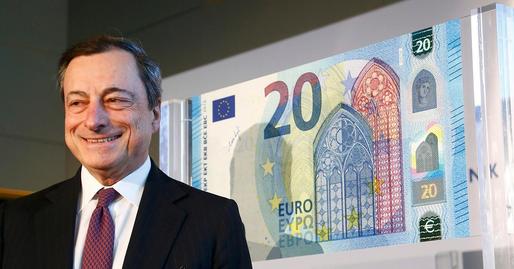 BCE introduce în circulație noua bancnotă de 20 de euro