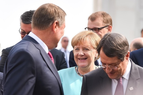 Klaus Iohannis și cancalearul german, Angela Merkel