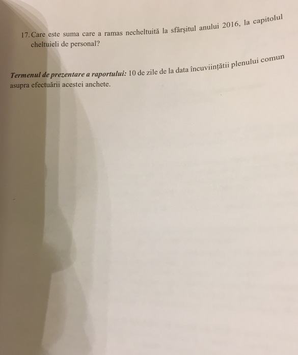 DOCUMENT 17 întrebări pregătite de Dragnea lui Cioloș privind veniturile la buget