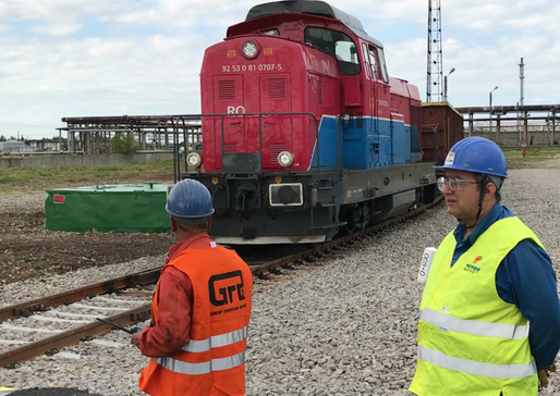 OMV Petrom a investit 1,7 milioane de euro în construirea unui nou tronson de cale ferată în interiorul Rafinăriei Petrobrazi