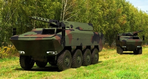 Romanian Military Vehicle Systems, compania româno-germană care va construi la Moreni 400 de transportoare blindate 8x8 Agilis, va crea peste 600 locuri de muncă. 87% din componente vor veni din România