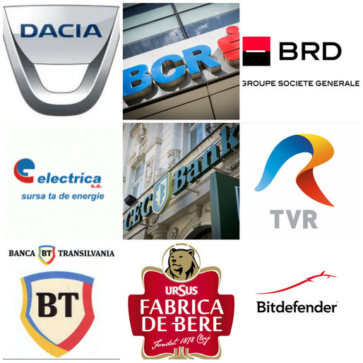 ULTIMA ORĂ 50 branduri românești: Dona și Asirom intră în Top, Azomureș și Siveco ies. BCR, CEC, Bancpost, TVR scad. Ursus - cel mai valoros portofoliu