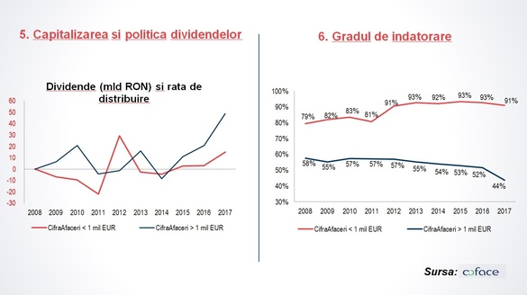 GRAFIC Mediul de afaceri din România este polarizat. Sute de mii de firme nu oferă mai nimic economiei, profiturile sunt concentrate la companiile mari și doar angajații ultimelor aduc venituri în creștere