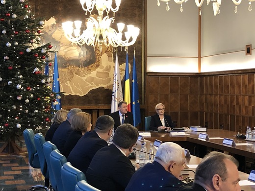 VIDEO Iohannis a venit la Palatul Victoria să prezideze ședința de Guvern. Dăncilă a dat de înțeles că ședința va avea și o parte fără președinte 