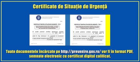 20.000 de firme au solicitat certificate pentru situații de urgență