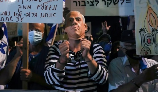 VIDEO Israel - Demonstrații împotriva Guvernului. Protestatarii cer sprijin din pentru afacerile afectate de restricții și pentru cei care și-au pierdut locurile de muncă