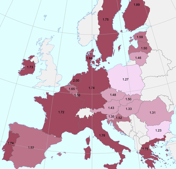 Prețul benzinei standard în statele membre UE (euro/l)