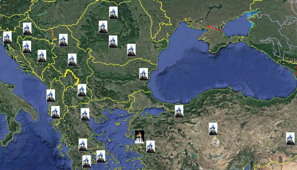 Rafinăriile din Balcani și Turcia