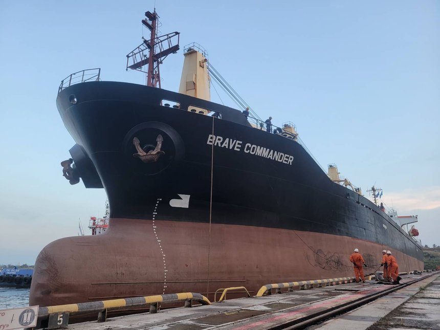 Prima navă ONU încărcată cu 23.000 de tone de grâu părăsește Ucraina