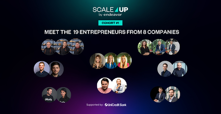 Lista celor mai promițătoare companii antreprenoriale cu potențial de creștere și scalare globală, selectate de Endeavor pentru a intra în programul Scale Up