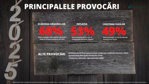 INFOGRAFICE 2025, anul înghețului în economia românească. 2 din 3 antreprenori nu vor lansa investiții semnificative 