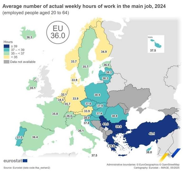 Românii sunt printre europenii cu cel mai mare număr de ore lucrate săptămânal