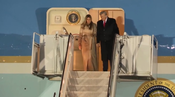 Trump a aterizat în Marea Britanie VIDEO