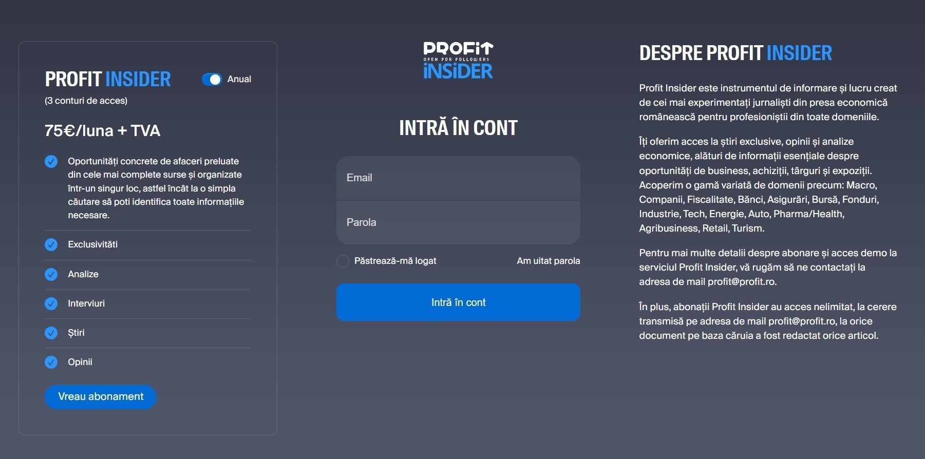 Pe Profit Insider: TAROM schimbă sistemul