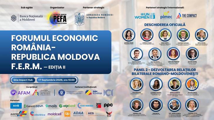 Forumul Economic România–Republica Moldova – F.E.R.M., ediția a II-a: Două economii, mai multe oportunități – România și Republica Moldova 