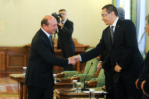 Ponta și-a depus mandatul în ziua în care Băsescu împlinește 64 de ani: Mă bucur că a coincis cu ziua mea!