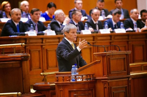 Cioloș și-a încheiat discursul din Parlament cu un citat pe care i l-a atribuit greșit lui Marcus Aurelius