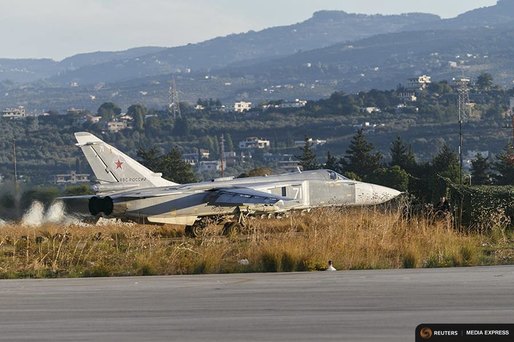 Turcia a doborât un avion rus de luptă la granița cu Siria 