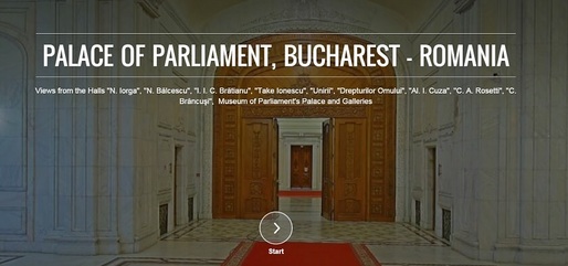 Google România a lansat o platformă pentru un tur virtual al Palatului Parlamentului 