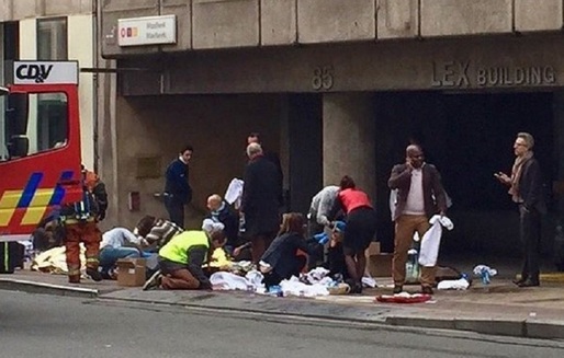 Un jurnalist belgian, aflat în metroul din Bruxelles în momentul exploziei, descrie ce a urmat