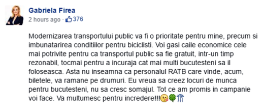 Pe cine vrea să pună Firea să presteze "gratis". Fără subvenții de la buget, RATB e deja într-o gaură de peste 500 mil. lei