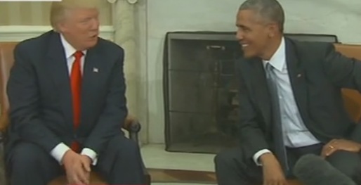 FOTO & VIDEO Întâlnire la Casa Albă între Donald Trump și Barack Obama