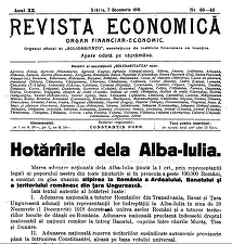 FOTO ARHIVĂ Ce scria presa de business din Ardeal la Marea Unire din 1918: "În lipsă de buget votat în regulă, plata impozitelor nu este obligatorie!"