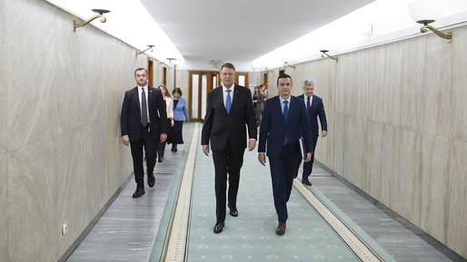 Președintele Klaus Iohannis participă la ședința de guvern