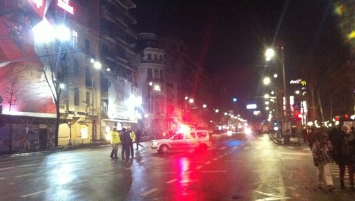 Autoritățile au blocat Bulevardul Magheru. Poliția spune că pentru protecția protestatarilor care pleacă din Piața Victoriei