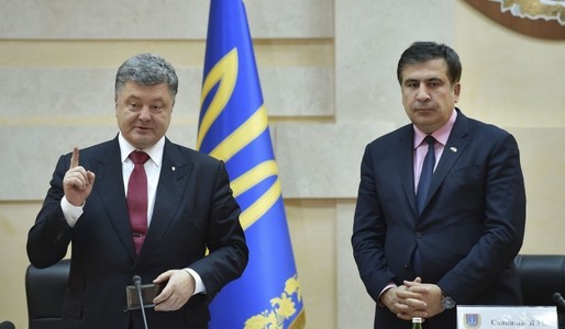 Mihail Saakașvili, fostul lider georgian pro-occidental, a fost arestat din nou în Ucraina