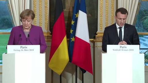 Macron îi propune lui Merkel o ”foaie de drum clară și ambițioasă până în iunie” în vederea unei reașezări a UE