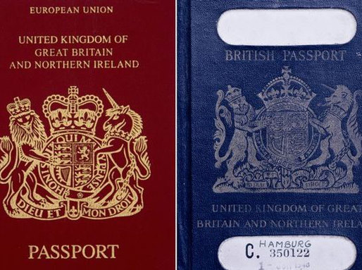 Noul pașaport albastru post-Brexit, “icoana” identității Marii Britanii, va fi tipărit în Franța