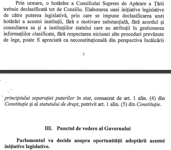 DOCUMENT Dăncilă îi avertizează pe Dragnea și Tăriceanu că ar putea încălca Constituția printr-o lege care permite solicitarea revizuirii sentințelor penale bazate pe protocoalele secrete SRI-Parchet. Precedent CCR într-un dosar al fraților Cămătaru 