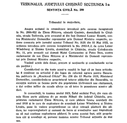DOCUMENTE ARHIVĂ CENTENAR 1918 Reforma de 6 miliarde de la miezul nopții. Unirea cu Basarabia și naționalizarea neconstituțională a pădurilor de peste Prut. Procese în țară, reclamație la Liga Națiunilor. Pădurea din Bucovina a familiei Tolstoi