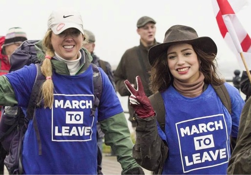 VIDEO Susținători ai Brexitului merg pe jos peste 400 kilometri către Londra, doar ca să se asigure că Marea Britanie va ieși din UE