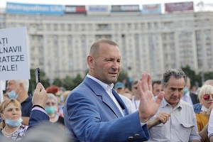 GALERIE FOTO Protest în fața Guvernului, cu Viorel Cataramă în frunte