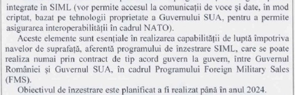 DOCUMENT România pregătește noi achiziții militare de miliarde de euro