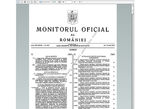 Monitorul Oficial, obligat să publice gratuit legile și alte acte oficiale în format PDF