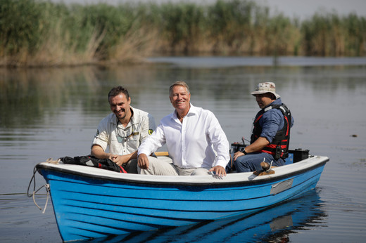 FOTO Iohannis vizitează Parcul Natural Comana