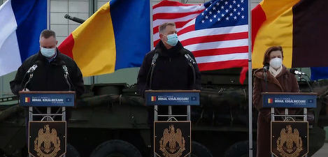 Iohannis muțumește aliaților militari: Numai împreună putem asigura securitatea euro-atlantică și pacea cetățenilor noștri
