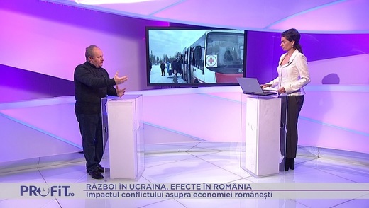 VIDEO Ora de Profit.ro - Cristian Păun, profesor ASE: Războiul din Ucraina va prelungi puțin perioada de refacere a României. Ce se va întâmpla în Rusia, devenită "pudelul Chinei", și în Belarus, "județul Rusiei"