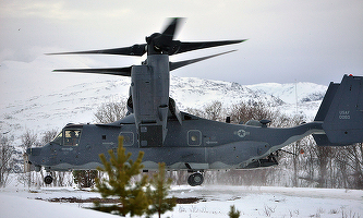Un avion militar american cu patru persoane la bord s-a prăbușit în Norvegia