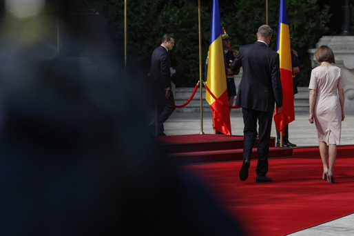 VIDEO&FOTO Președintele Republicii Moldova, Maia Sandu, a venit la Iohannis