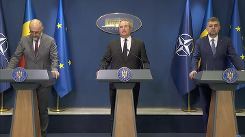 VIDEO Nicolae Ciucă, Marcel Ciolacu și Kelemen Hunor au anunțat amânarea rotativei guvernamentale