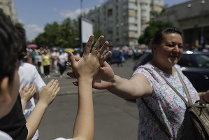 FOTO Iohannis s-a angajat să gireze un „acord politic” între coaliție și sindicatele din educație, au anunțat liderii sindicaliștilor după întâlnirea de la Cotroceni