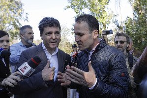 VIDEO Robert Negoiță a venit peste Nicușor Dan la conferința de presă din IOR și l-a acuzat că îi blochează proiectele de infrastructură