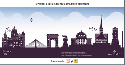 Sondajul pe baza căruia PSD și PNL discută comasarea alegerilor și candidaturi pe liste comune: 53% dintre români vor comasarea alegerilor europarlamentare cu cele locale.PSD, creditat cu 31% din voturi la alegerile pentru PE, PNL cu 20%, AUR CU 18%