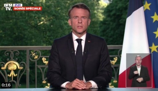 Decizie șoc în Franța: Emmanuel Macron anunță dizolvarea Adunării Naționale, în urma înfrângerii suferite de alianța de guvernare în alegerile europarlamentare.
