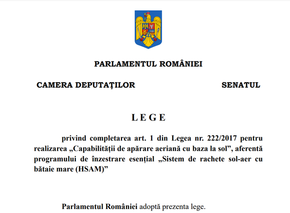 LEGE Iohannis a promulgat donația Patriot către Ucraina