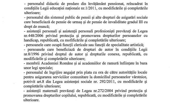DOCUMENT Proiect de interzicere a cumulului de joburi plătite de la bugetul stat. Listă lungă de excepții
